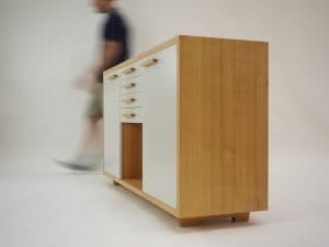 a small cabinet with drawers