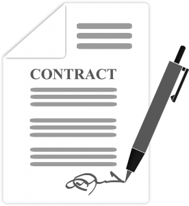 Think about signing a moving contract.