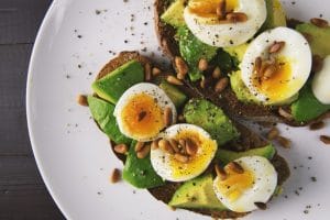 Avocado sandwiches - a great way to keep your moving day diet healthy