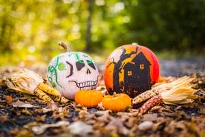 painted pumpkins