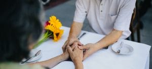 people holding hands