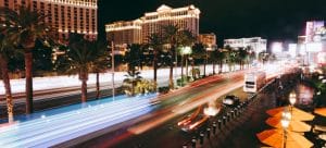 a street in Las Vegas