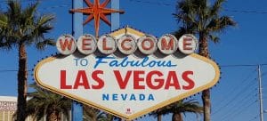 Las Vegas sign: to illustrate the topic of how to calculate the cost of your residential move to Nevada
