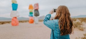 Girl exploring Summerlin