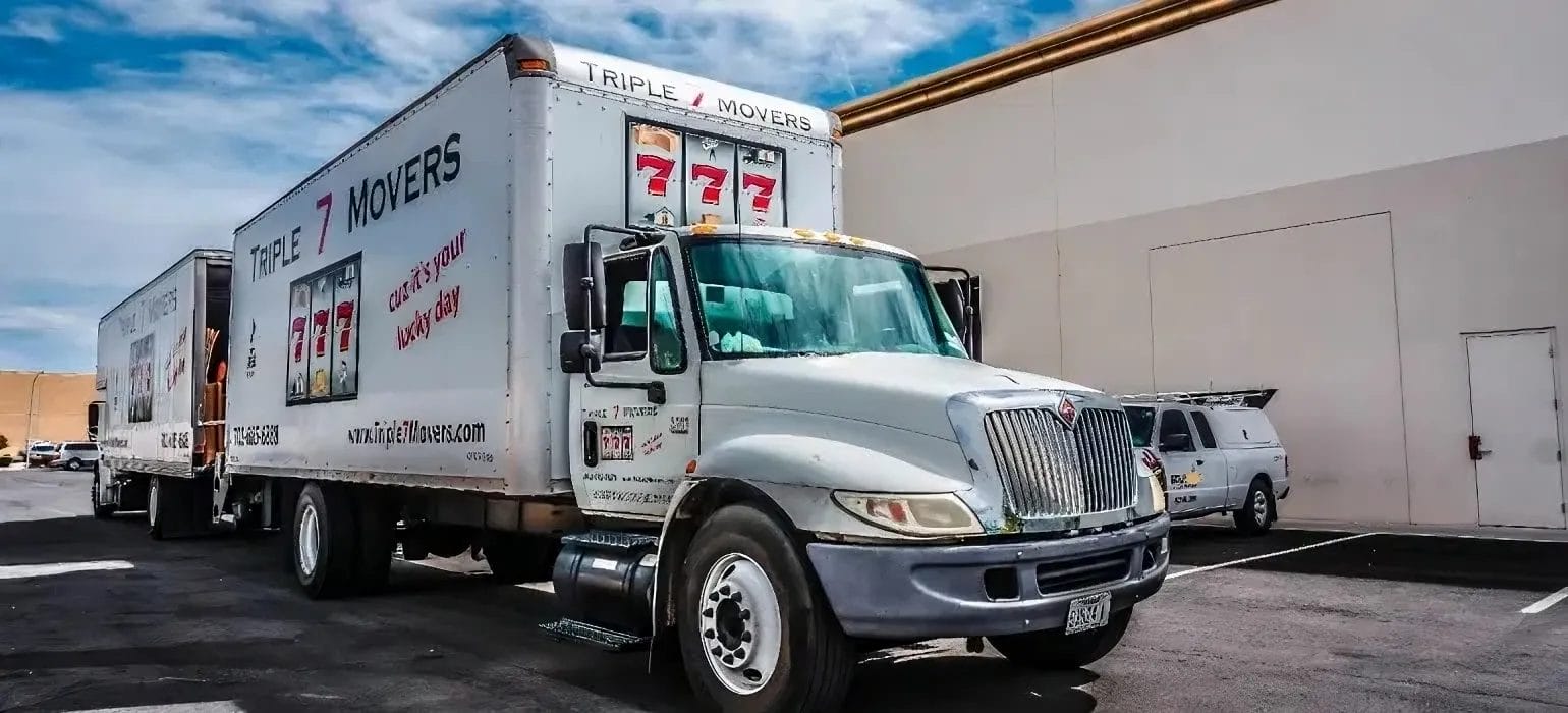 Triple 7 Movers Las Vegas truck